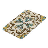 Niet-gebluste batik Square II Magneet (Linkerzijde)