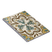 Niet-gebluste batik Square II Notitieboek (Rechterzijde)