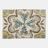 Niet-gebluste batik Square II Theedoek (Horizontaal)