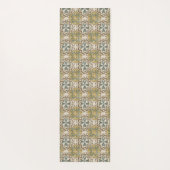 Niet-gebluste batik Square II Yogamat (Achterkant)