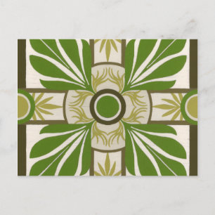 Niet-gebluste palmmotif I Briefkaart