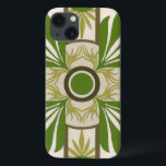 Niet-gebluste palmmotif I iPhone 13 Hoesje<br><div class="desc">Huis decor</div>
