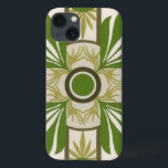 Niet-gebluste palmmotif I iPhone 13 Hoesje<br><div class="desc">Huis decor</div>