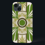 Niet-gebluste palmmotif I iPhone 13 Hoesje<br><div class="desc">Huis decor</div>
