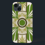 Niet-gebluste palmmotif I iPhone 13 Hoesje<br><div class="desc">Huis decor</div>