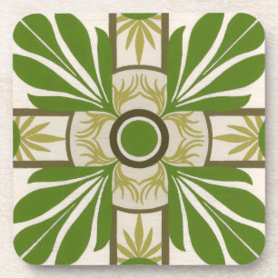 Niet-gebluste palmmotif I Drankjes Onderzetter