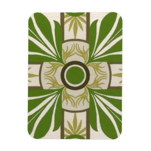 Niet-gebluste palmmotif I Magneet