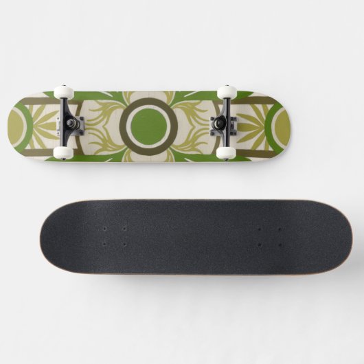 Niet-gebluste palmmotif I Persoonlijk Skateboard (Horizontaal)