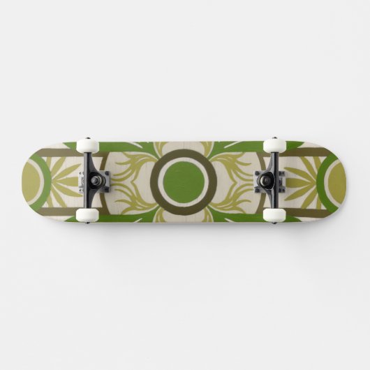 Niet-gebluste palmmotif I Persoonlijk Skateboard (Horizontaal)