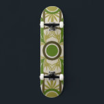 Niet-gebluste palmmotif I Persoonlijk Skateboard<br><div class="desc">ThuisDécor</div>