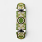 Niet-gebluste palmmotif I Persoonlijk Skateboard (Voorkant)