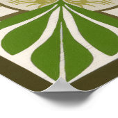 Niet-gebluste palmmotif I Poster (Hoek)