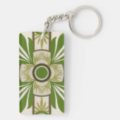 Niet-gebluste palmmotif I Sleutelhanger (achterkant)