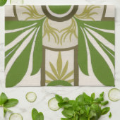 Niet-gebluste palmmotif I Theedoek (Gevouwen)