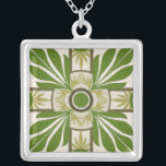 Niet-gebluste palmmotif I Zilver Vergulden Ketting<br><div class="desc">ThuisDécor</div>