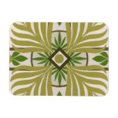 Niet-geborduurde palmmotif II Magneet (Horizontaal)