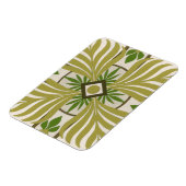 Niet-geborduurde palmmotif II Magneet (Linkerzijde)