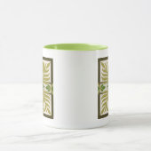 Niet-geborduurde palmmotif II Mok (Midden)