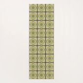 Niet-geborduurde palmmotif II Yogamat (Achterkant)