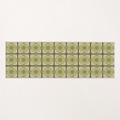 Niet-geborduurde palmmotif II Yogamat (Voorkant (horizontaal))