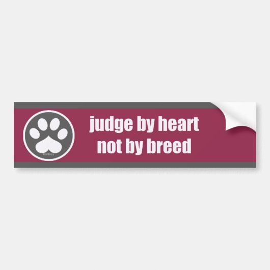 Niet-gebroken hart - RSP/Gry Bumpersticker (Voorkant)