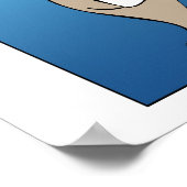 Niet gebruiken als de verzegeling verbroken is - P Poster (Hoek)