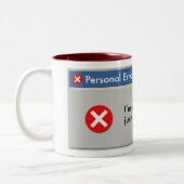 Niet gebruikersvriendelijke mok (Links)