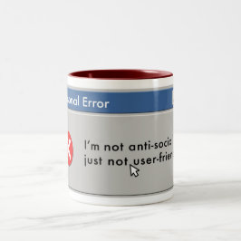 Niet gebruikersvriendelijke mok