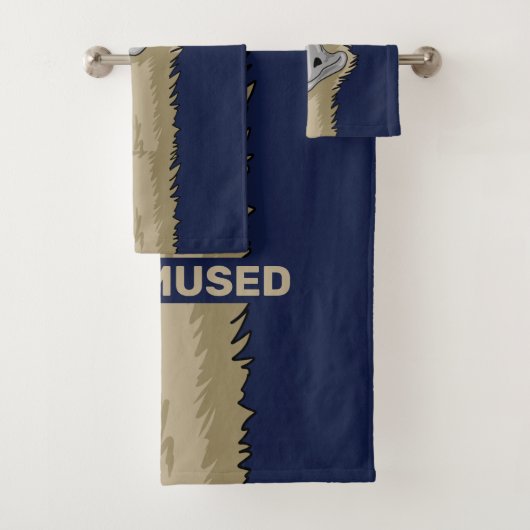 Niet gebruikt Funny Emu Pun Bad Handdoek (Insitu)