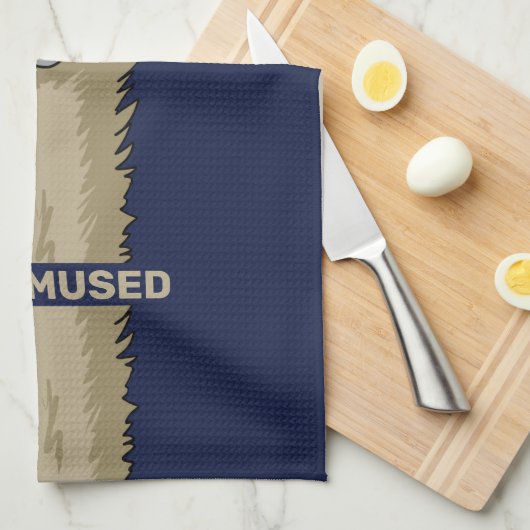 Niet gebruikt Funny Emu Pun Theedoek (Quarter Fold)