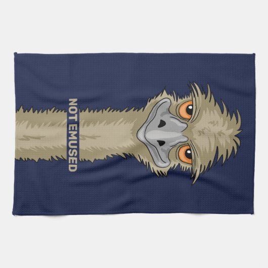 Niet gebruikt Funny Emu Pun Theedoek (Horizontaal)