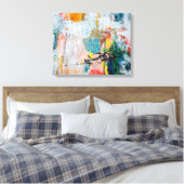 Niet gecentreerd canvas afdruk (Insitu (Slaapkamer))