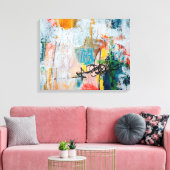 Niet gecentreerd canvas afdruk (Insitu (Woonkamer))