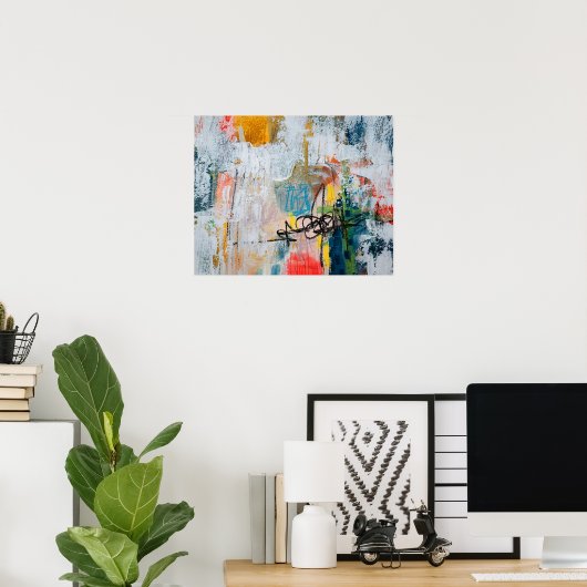 Niet gecentreerd poster (Thuiskantoor)