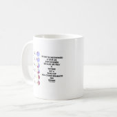 Niet-gecodeerde levenssequenties koffiemok (Voorkant links)