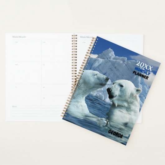 Niet gedateerd Polar Beer Maandelijkse Planner Boe (Display)