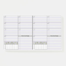 Niet-gedateerde week 2 per pagina post-it® notes
