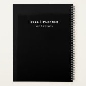 Niet-gedateerde wekelijkse maandelijkse planner vo (Achterkant)