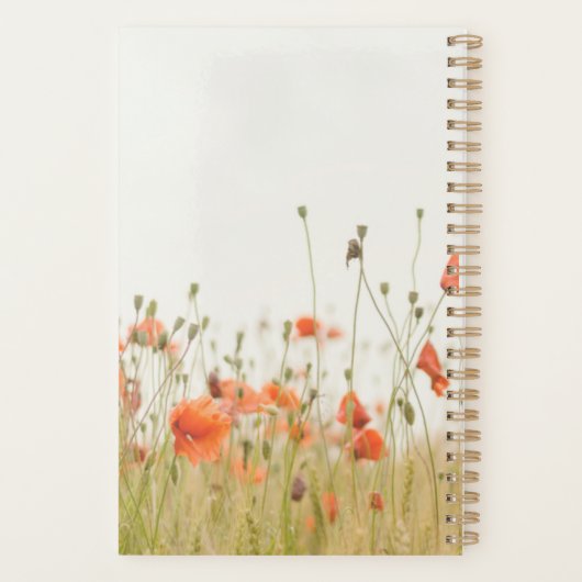 Niet-gedateerde wekelijkse planning planner (Achterkant)