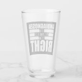 Niet gediagnosticeerd maar er is iets mis - grappi glas (Achterkant)