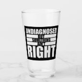 Niet gediagnosticeerd maar er is iets mis - grappi glas (Voorkant)