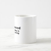 Niet gediagnosticeerd, maar er is iets mis koffiemok (Center)