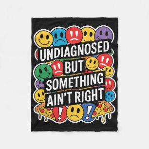 Niet gediagnosticeerd maar er is iets mis komisch fleece deken