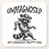 Niet gediagnosticeerd, maar iedereen is  zeker gra kartonnen onderzetters (Voorkant)