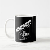 Niet gediagnosticeerd, maar iedereen is  zeker gra koffiemok (Links)