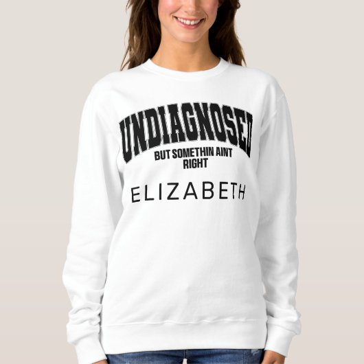 Niet gediagnosticeerd, maar iets dat juist wit en  trui (Voorkant)