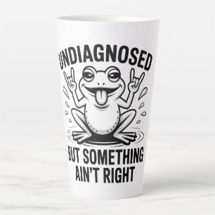 Niet gediagnosticeerd, maar iets klopt niet kikker latte mok