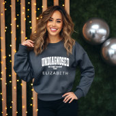 Niet gediagnosticeerd, maar iets rechts Navy Blue Trui