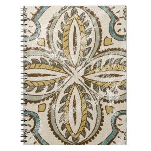 Niet-geëmailleerd batik Square III Notitieboek