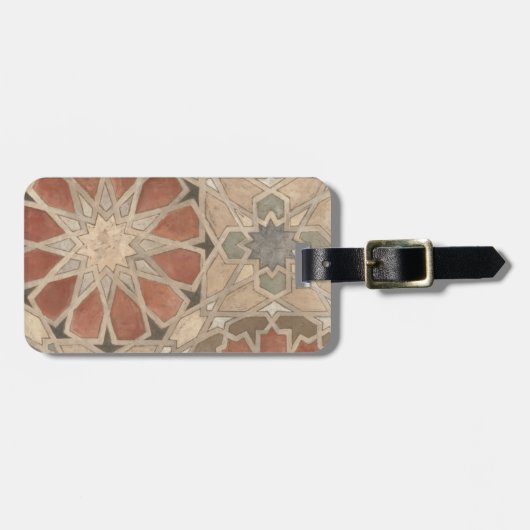 Niet-geëmailleerd Marrakesh Design I Bagagelabel (Voorkant horizontaal)
